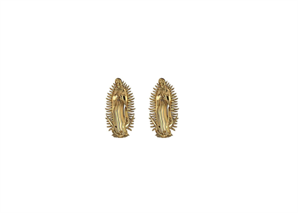 Gold Plated Virgin DE Cobra Earring